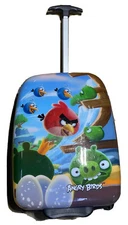 Angry Birds Rovio Children Hard Rolling Carry On Luggage For Kids -Preowned