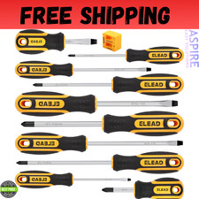 11-Pieces Magnetic Screwdriver Set 5 Phillips...