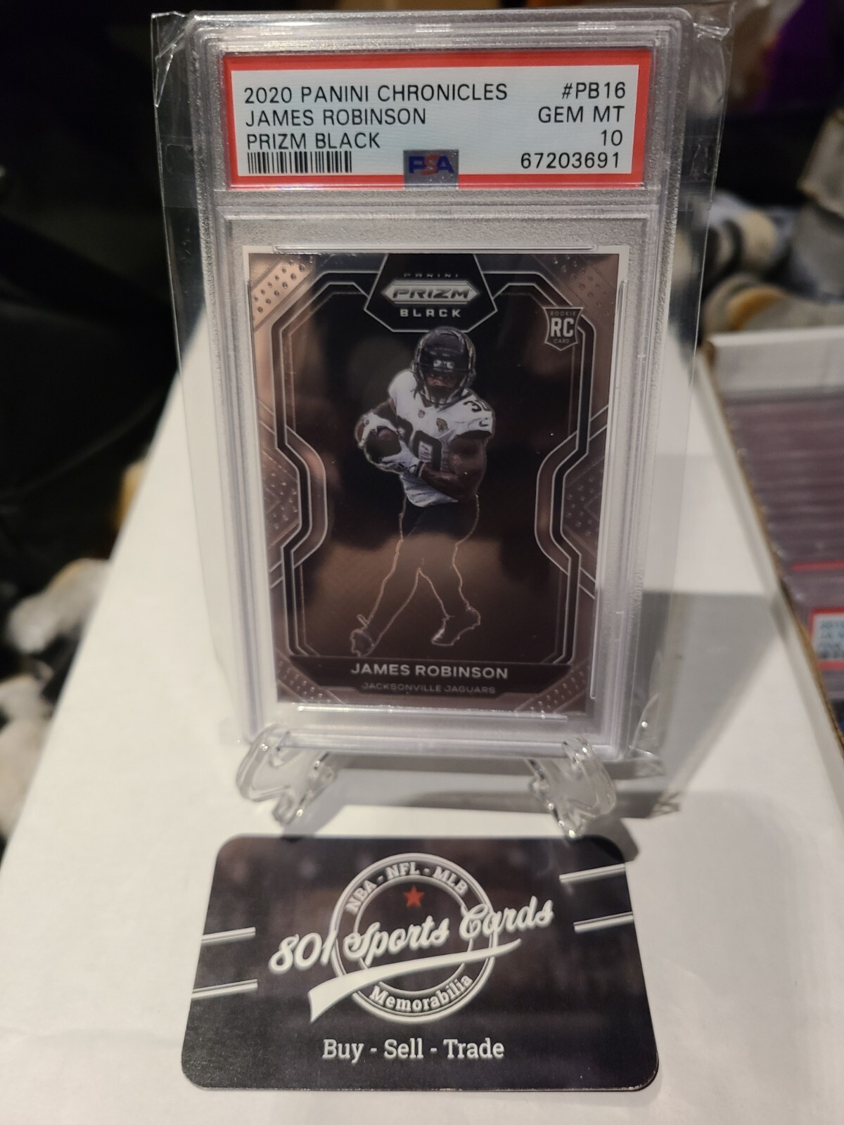 James Robinson Panini Chronicles Prizm Black #PB16 Base