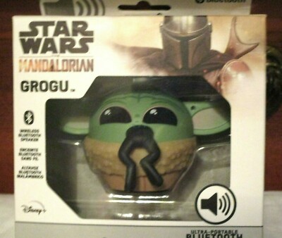 GROGU Star Wars Bitty Boomers Mandalorian The Child Wireless Speaker snack