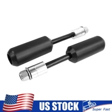 Rear Upper 4" Smooth Shock Sliders Mounts For Harley Dyna FXDL / FXDLI 1993-2005