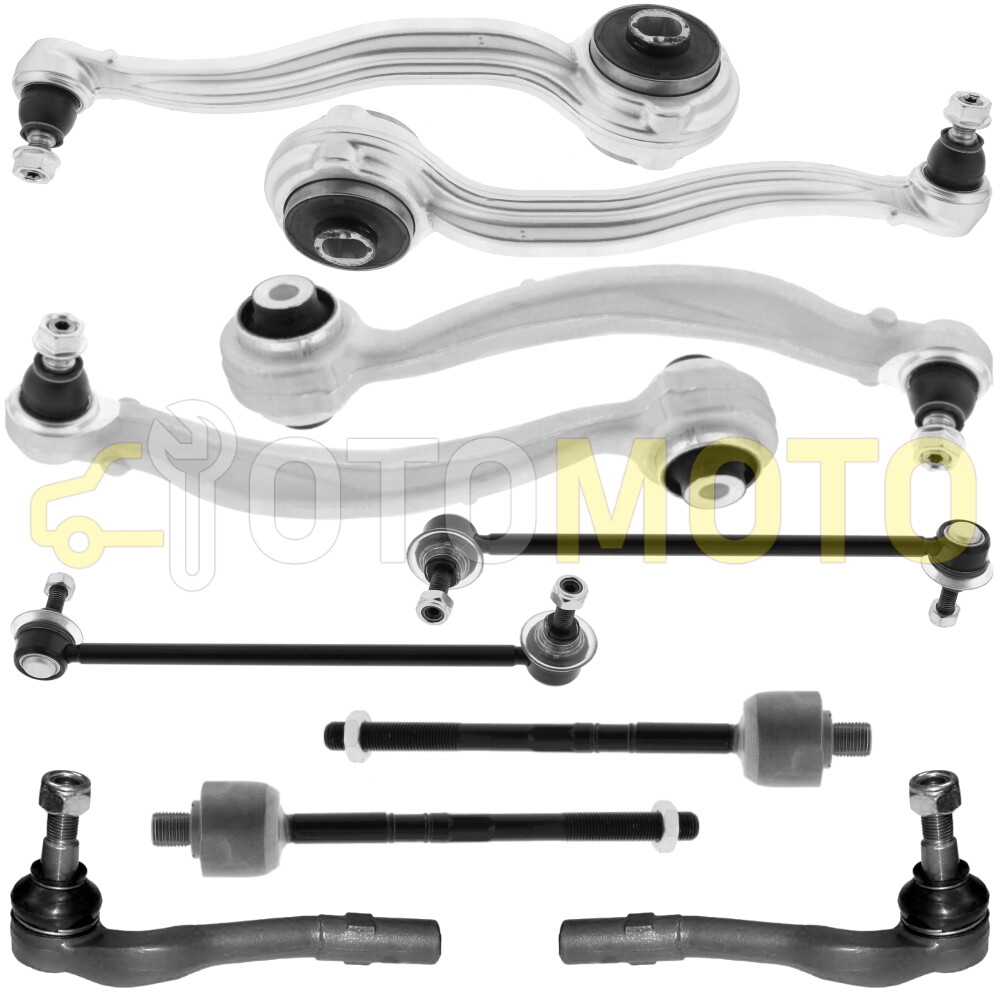 Kit Bras Suspension Avant MERCEDES CLASSE C W204 S204 - 6 Pièces Triangle Rotule Biellette