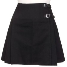 New Scottish Black Tartan Ladies Billies Skirts 8 Pleated Active Girls New Kilts