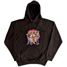 Gorillaz Group Circle Rise Sweatshirt Black New