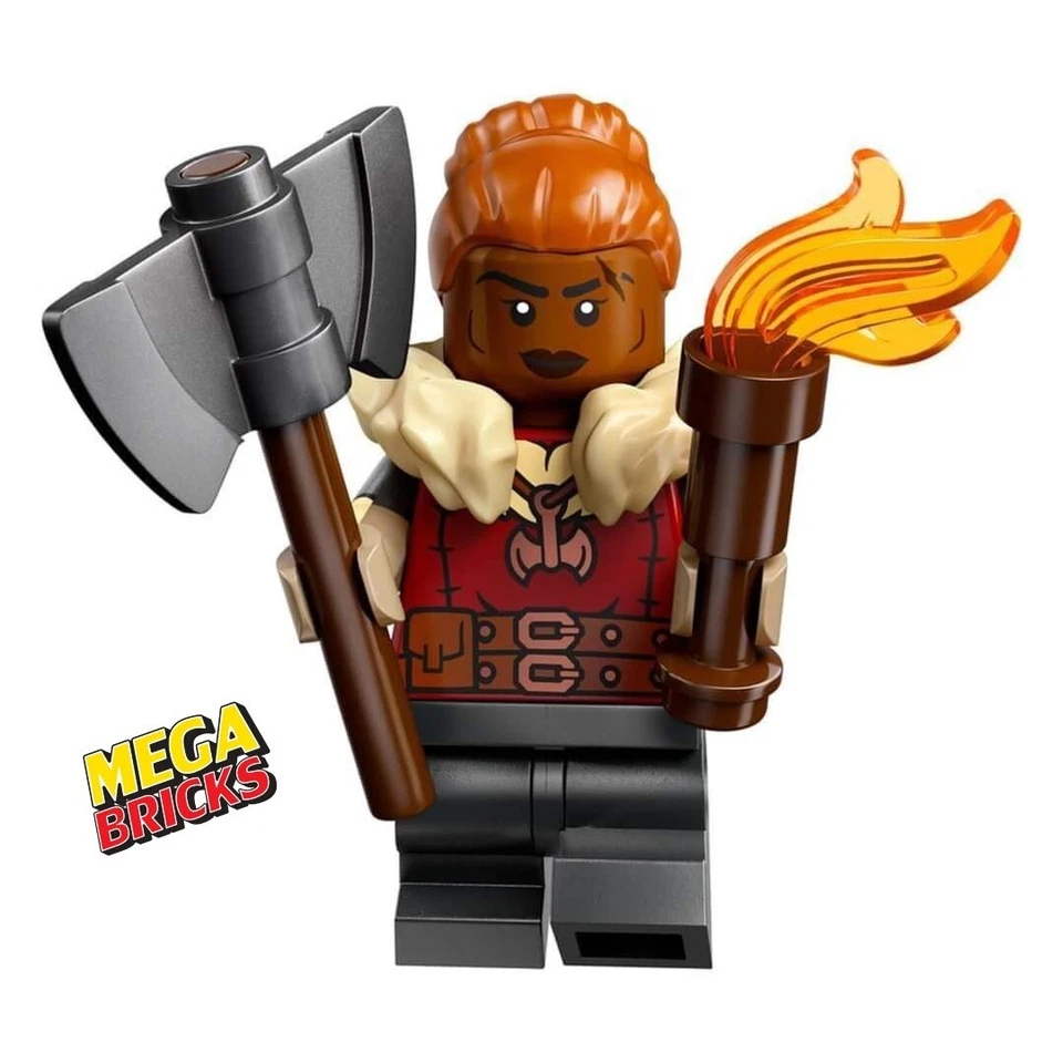 LEGO FIGURINE LA BARBARE NAINE N°1 SERIE DUNGEONS ET DRAGONS REF 71047 *NEUF*