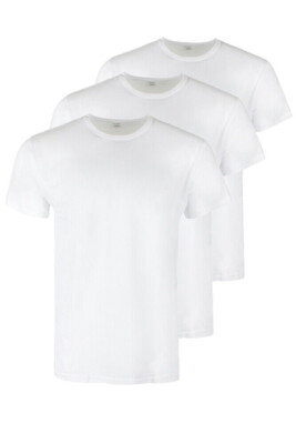 Knocker Herren 3 Packung Baumwolle Kurzärmelig Freizeit T-Shirt