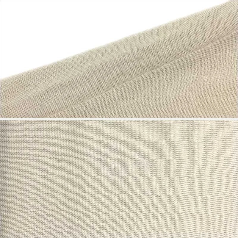 CHANEL Maglia Canotta Canotta Senza Maniche Cashmere Beige Taglia 38 P17932V00946