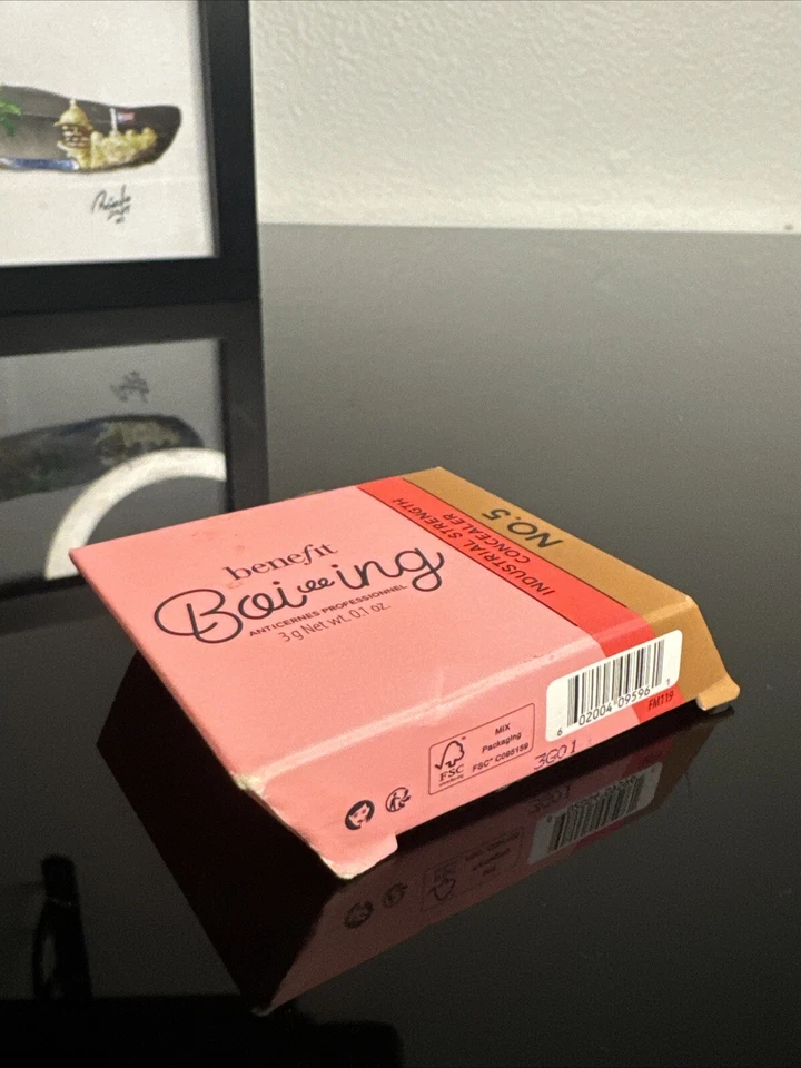 BENEFIT Boi-ing Industrial Strength Concealer in NO. 5 NEW Free Shipping A7 - Image 3 of 3