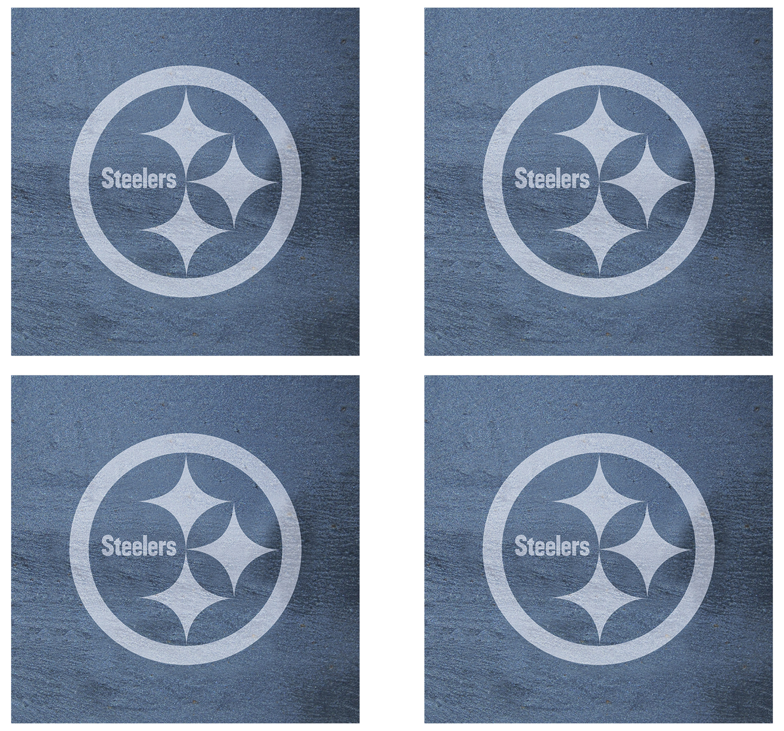 Набор подстаканников Pittsburgh Steelers Slate Square 4 штуки 2790₽