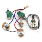 Electric Guitar Pickup Pro Bucker Wiring Harness Push Pull Pots For EPI LP SG