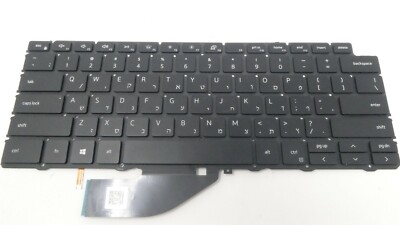 Dell XPS 13 7390 2-in-1 Backlit Hebrew QWERTY Laptop Keyboard