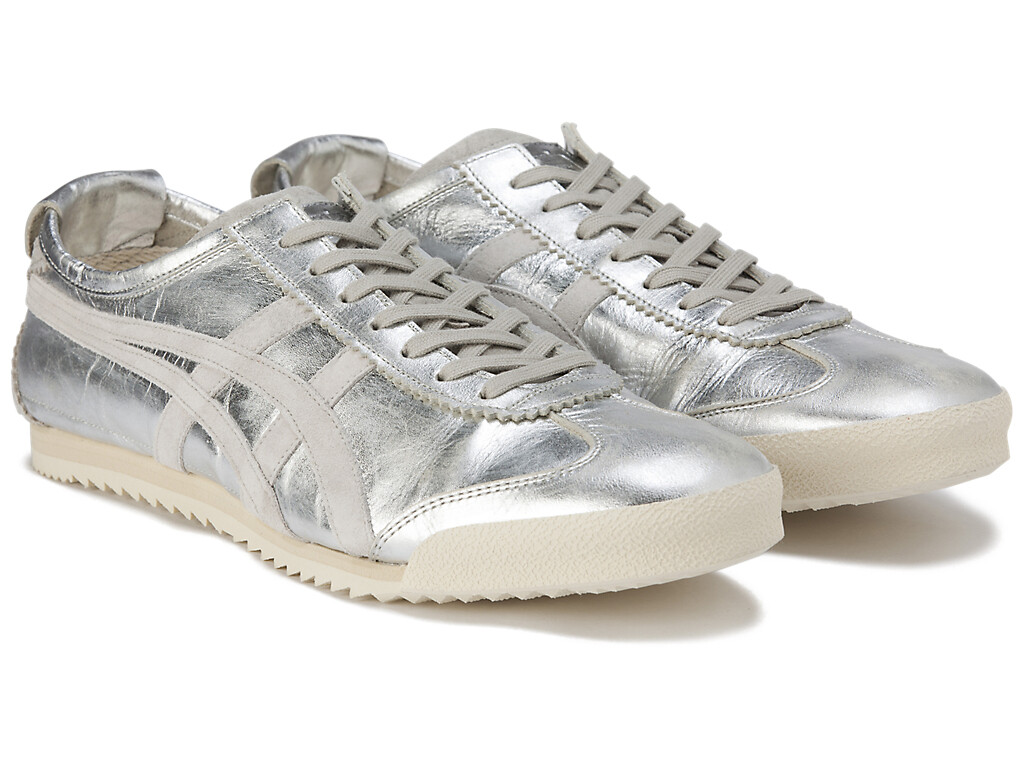 1181A496-020 Onitsuka Tiger Mexico 66 Deluxe Silver Piedmont Grey