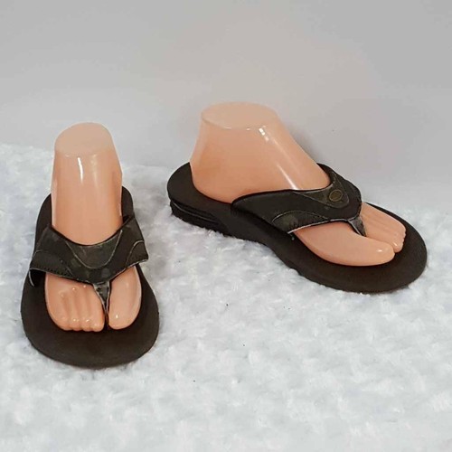 Reef Mens 7 Fanning Sandals Brown Flip 