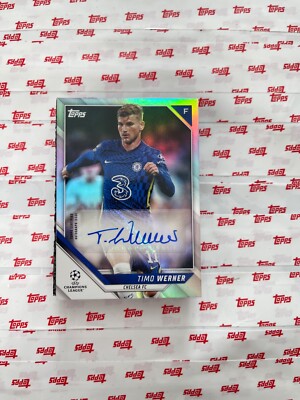 2021-22 Topps UEFA Champions League TIMO WERNER Auto Autograph #BA