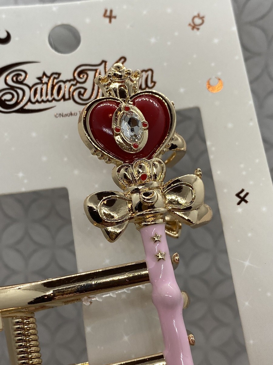 Sailor Moon Exclusive Spiral Heart Moon Scepter Claw Clip Hair Accessory New Sailor Moon Spiral Heart Moon Scepter Claw Clip — BoxLunch  main image 3