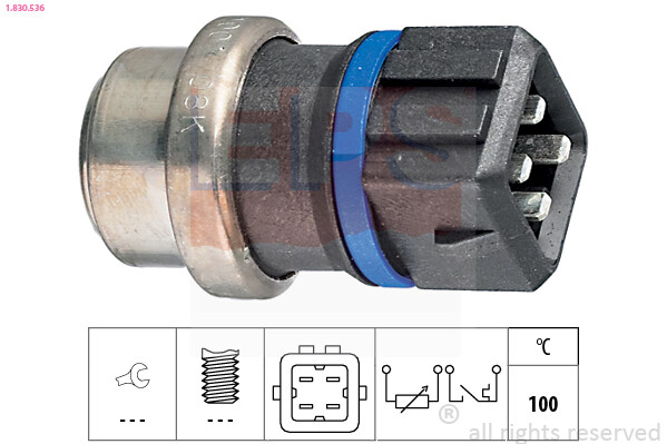EPS 1.830.536 Sensor, Coolant Temperature For Audi Ford VW-image