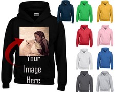 My Personalized Custom HOODIE SWEATSHIRT YOUR TEXT LOGO CREATE YOUR Shirt Custom