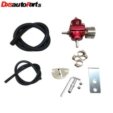 New Brand Aluminum Fuel Pressure Regulator Fpr 0-140 Psi Gaugehose Red Turbo New Brand Aluminum Fuel Pressure Regulator Fpr 0-140 Psi Gaugehose Red Turbo