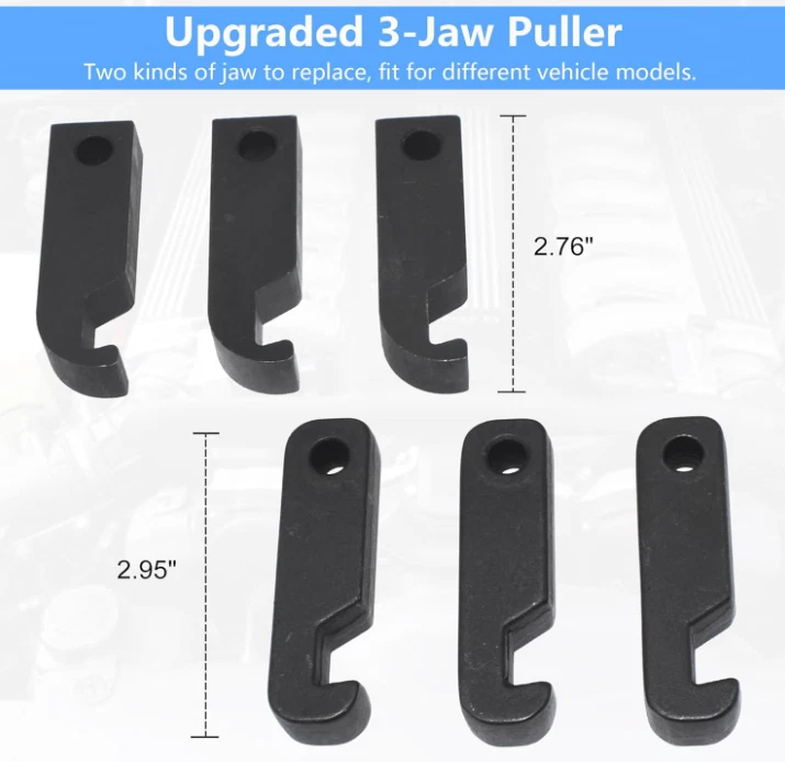 Kit de extracción de polea de manivela extractor balanceador armónico motor varilla automática LS GM Foto 4 de 4