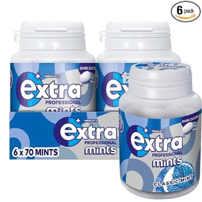 EXTRA PROFESSIONAL Classic Mint 6x70 Dragees Lutschpastillen Atemerfrischer