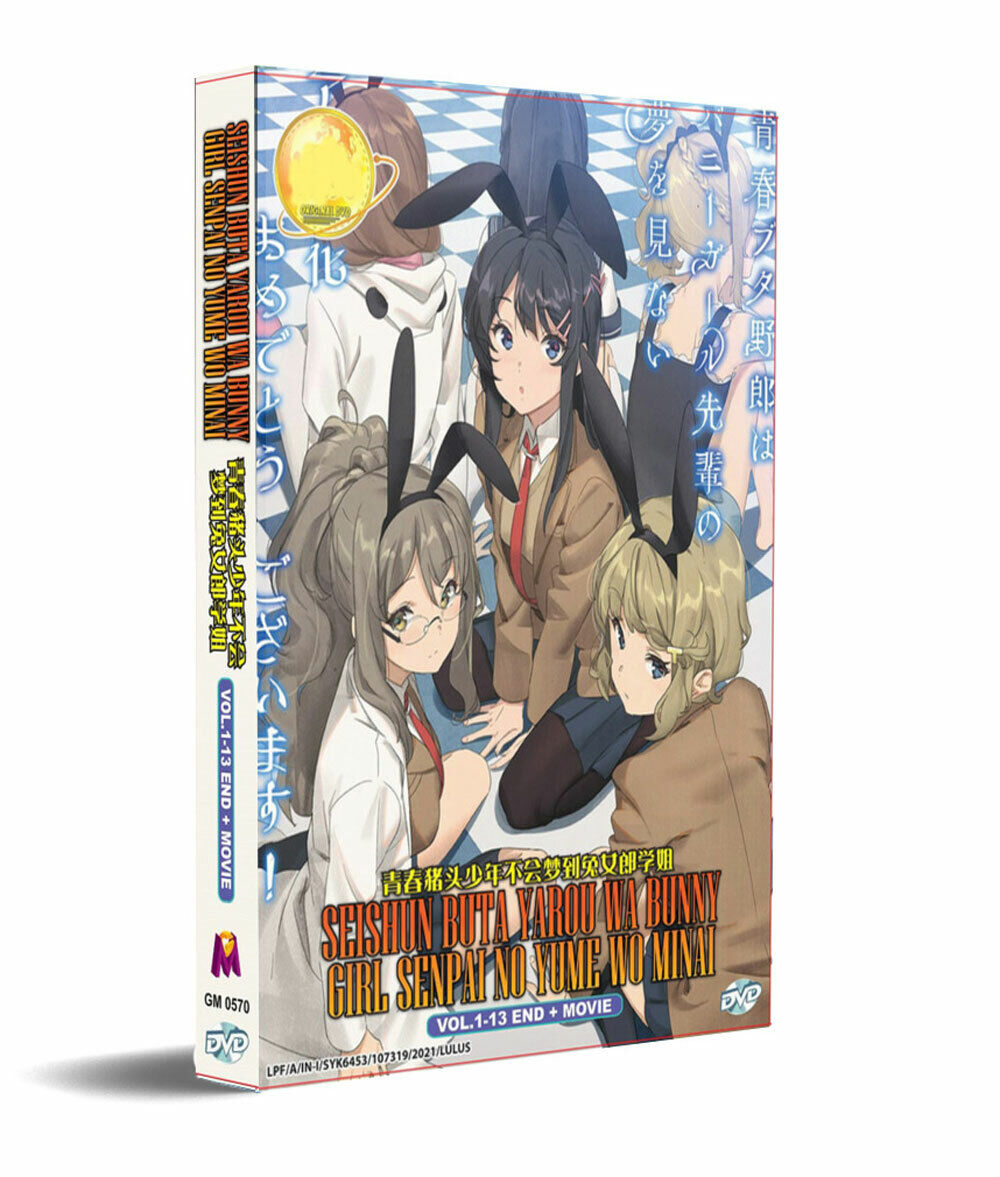 ANIME DVD~Seishun Buta Yarou Wa Bunny Girl(1-13End+Movie)English