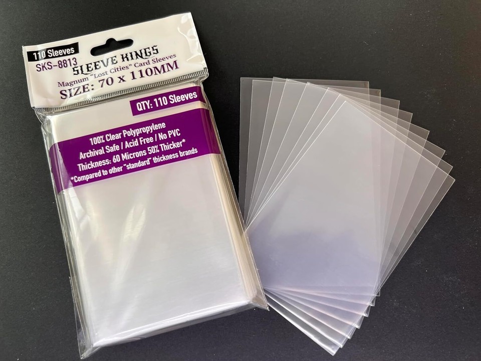 Sleeve Kings 110 x Magnum Lost Cities Card Sleeves 70mm X 110mm (US