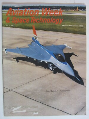Aviation Week & Space Technology July 1982 General Dynamics F-16XL Shuttle Landi