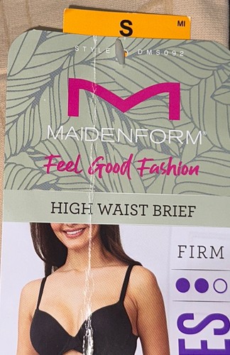 MAIDENFORM Feel Good Fashion NUDE Firm Control High Waist Brief Womens S XL 2XL - 第 5/10 張圖片