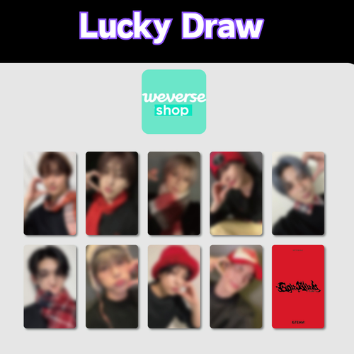 &TEAM 月狼 Go in Blind 3rd Single JAPAN Luckydraw Official photo card andteam - Picture 18 of 21