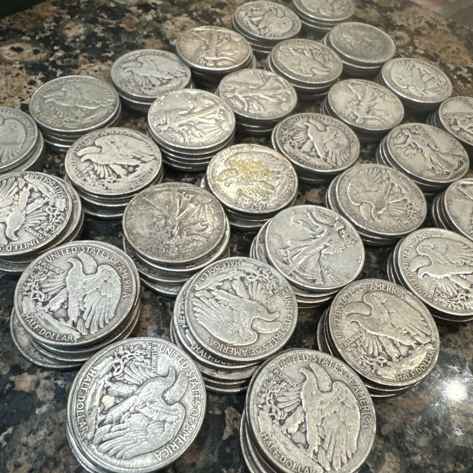 [1]Random Date 50C Walking Liberty Half Dollar