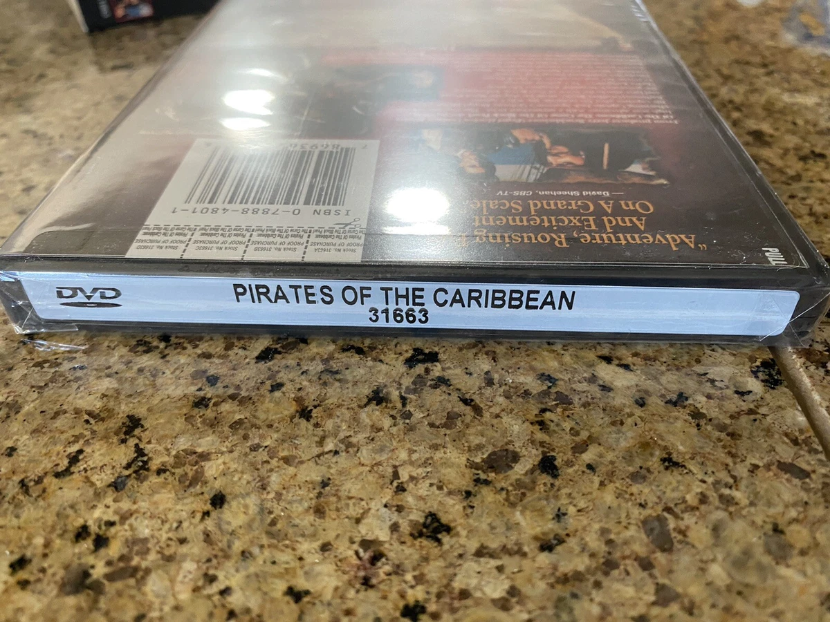 Pirates of the Caribbean: The Curse of the Black Pearl (DVD, 2003, 2-Disc) New! 786936224306