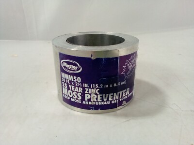 MASTER FLOW NMM50 ZINC MOSS PREVENTER 25 Year  50FT X 2-1/2'' 05026180006