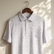 NEW Rhoback The Cocktail Of Cocktails Men's Short Sleeve Performance Polo