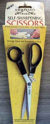 VINTAGE WILKINSON SWORD SELF SHARPENING SCISSORS CASE BOX Brand New