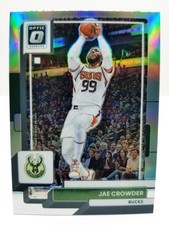 2022-23 Panini Donruss Optic Jae Crowder #113 Silver Prizm Milwaukee Bucks