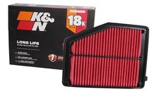 Engine Air Filter: Long Life 18,000 Mile Replacement Air Filter: Compatible