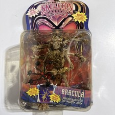 Skeleton Warriors Aracula Action Figure 90s Toy Playmates Separating From Card 