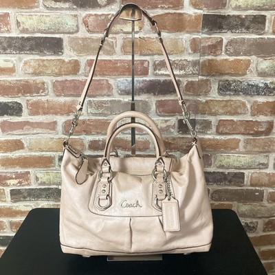 Coach Ashley Leather Satchel 2WAY Shoulder Bag