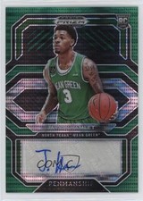 2021 Panini Prizm Draft Picks Green Pulsar 21/25 Javion Hamlet #CP-JHA Auto 1a07