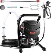 VEVOR Stand Airless Paint Sprayer, 650W High Efficiency Airless Sprayer, 3000PSI