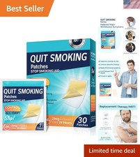 Quit Smoking Patches 30 Patches, Step 1 Stop Aids, 21mg Quit Smoke Patches, E...
