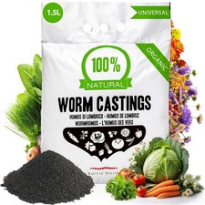 Baltic Worm Wurmhumus Reiner Wurmkompost Bio Dünger für Pflanzen Erde