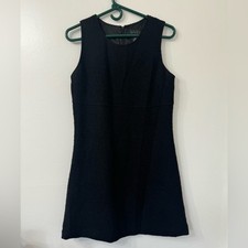 Virgin Wool Sleeveless Little Black Dress The Limited Size 6