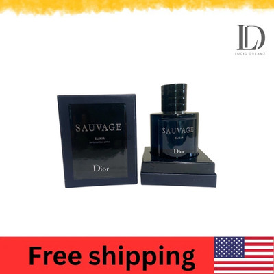 Dior Sauvage Elixir Spray 3.4 oz Regular Size Men's Fragrance