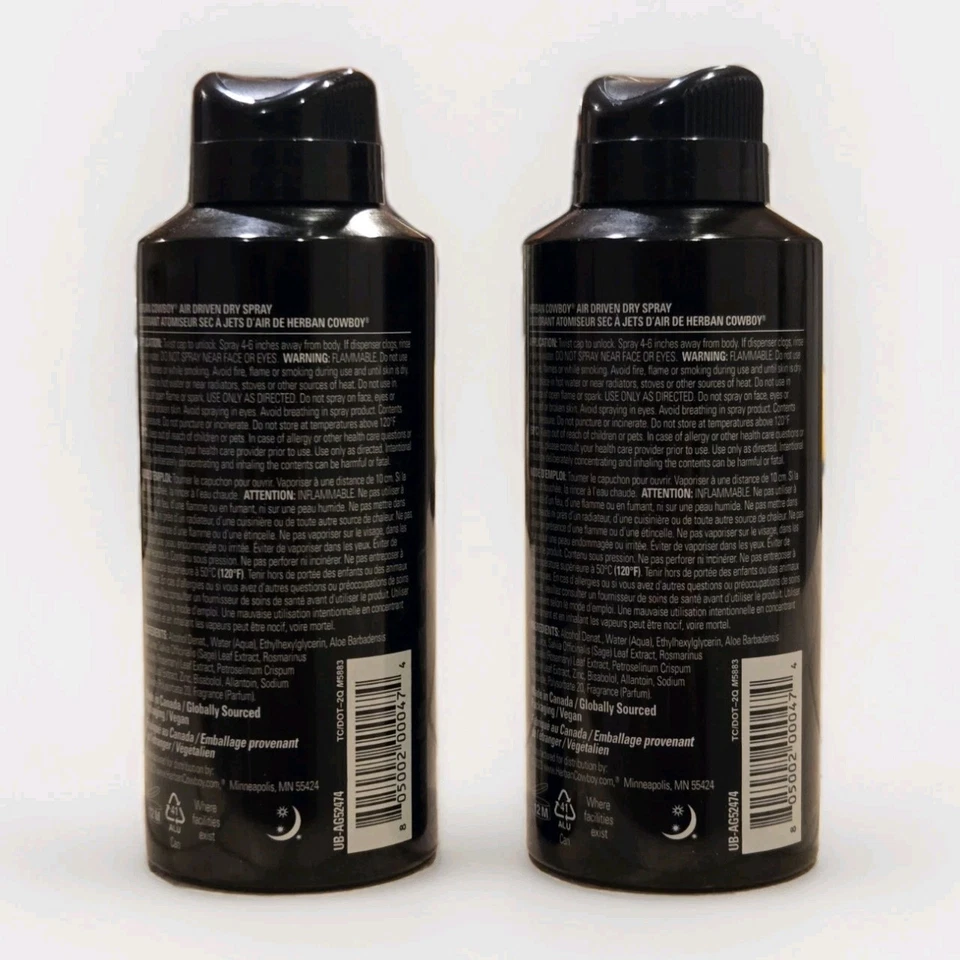 Herban Cowboy Dusk• Spray desodorante spray corporal• 2,8 oz cada uno (paquete de 2) Foto 3 de 4