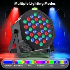UKING 108W Wireless Par Light Beam Stage Light 36LED DMX512 Party DJ Disco Party