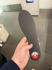 Carbon Fiber Insoles Rigid Shoe Insert Support Foot Fracture Turf Toe Support