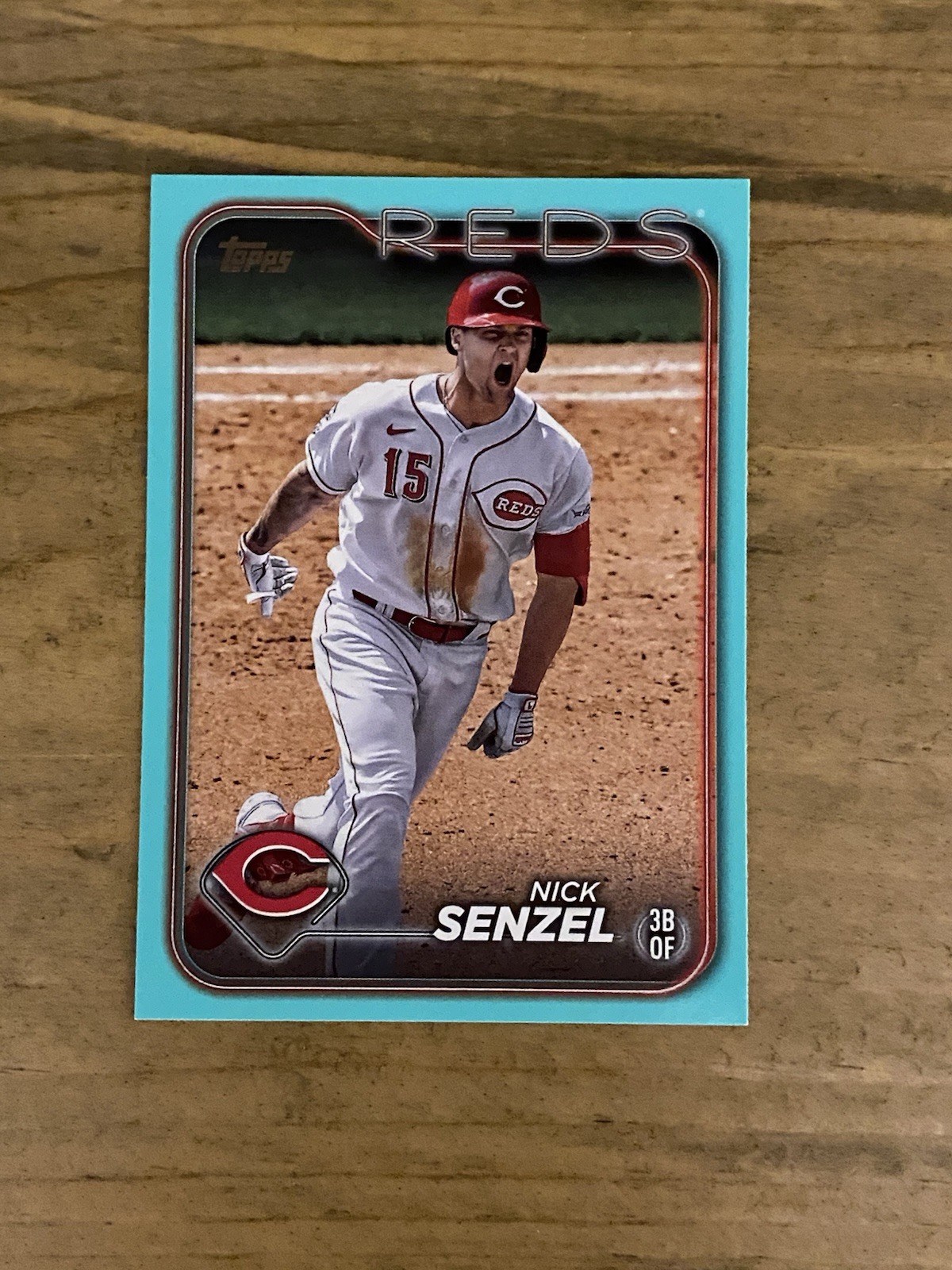 2024 Topps Series 1 - Nick Senzel #338 Aqua
