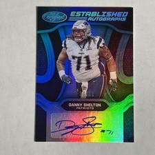 Danny Shelton #/50 2019 Panini Certified Established Autographs Mirror Teal
