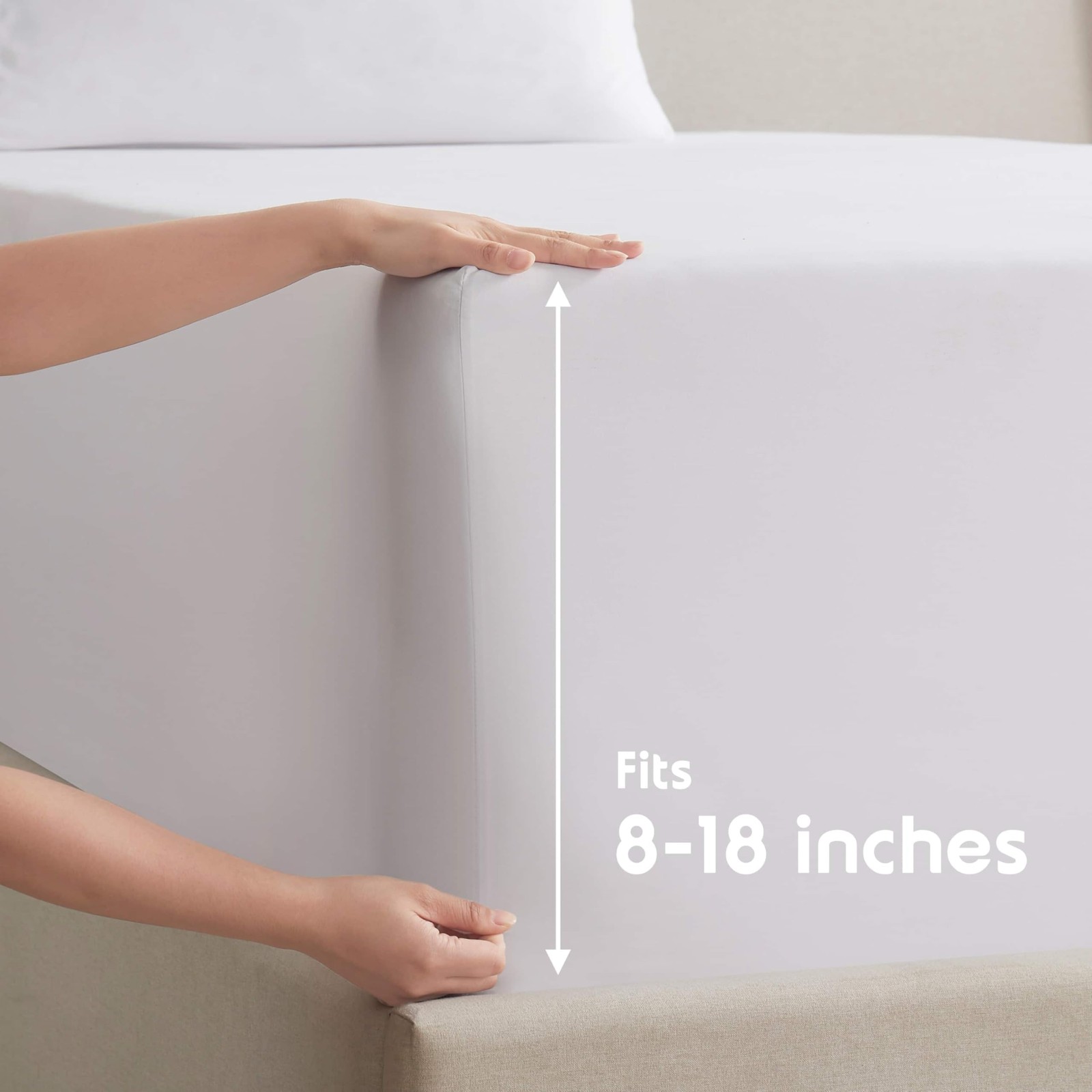 Nestl Full Sheet Set - Luxury 1800 Ultra-Soft Microfiber Bed Sheets - Double